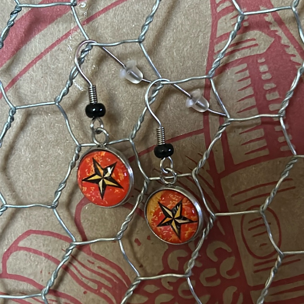 Trader Joe’s earrings 12mm nautical star